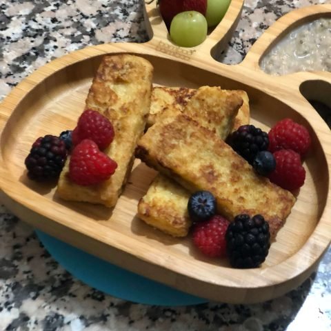 Pan francés con Plátano