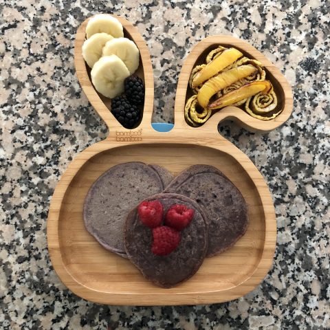 Hotcakes de frambuesa