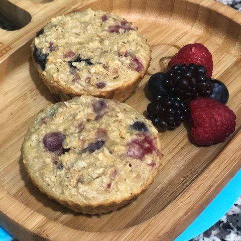 Panquesitos de Frutos Rojos
