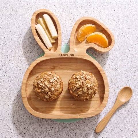 Muffins de manzana, canela y avena
