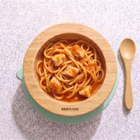 Espagueti con pollo