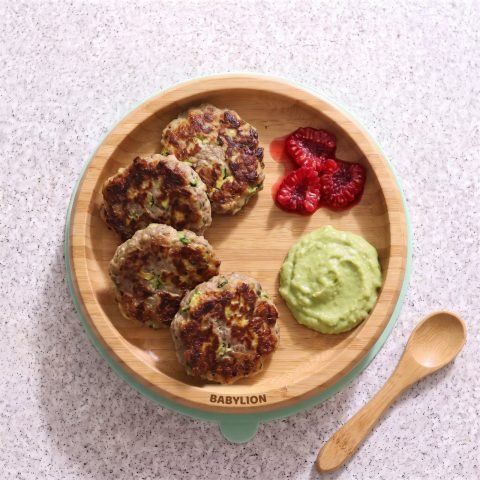 Tortitas de carne y calabacita